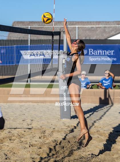 Thumbnail 3 in Fountain Hills vs Saguaro (AIA Pairs D-II Semifinals) photogallery.