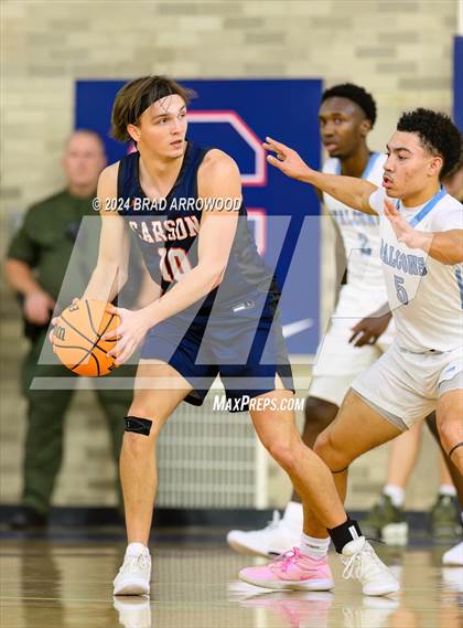 Thumbnail 2 in Carson vs West Rowan (Sam Moir Christmas Tournament) photogallery.