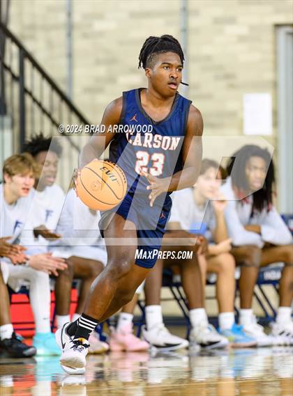 Thumbnail 2 in Carson vs West Rowan (Sam Moir Christmas Tournament) photogallery.