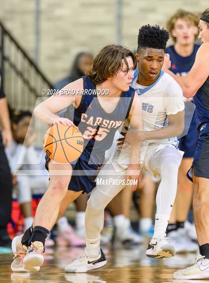 Thumbnail 1 in Carson vs West Rowan (Sam Moir Christmas Tournament) photogallery.