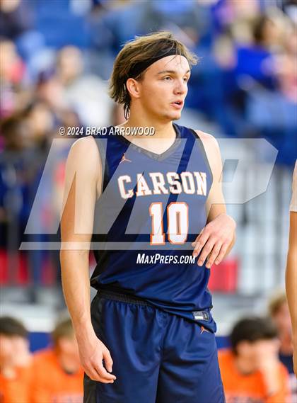 Thumbnail 2 in Carson vs West Rowan (Sam Moir Christmas Tournament) photogallery.