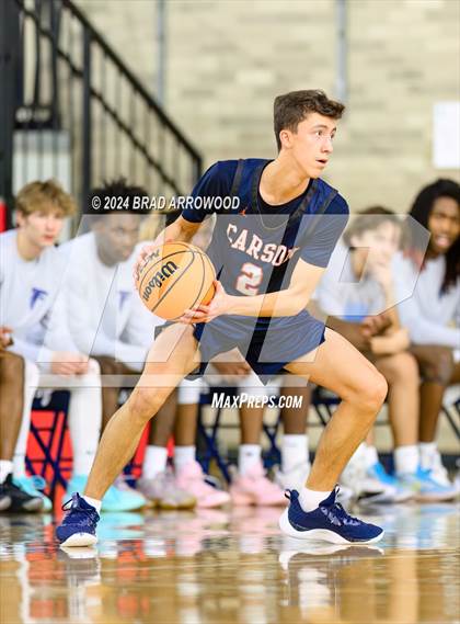 Thumbnail 3 in Carson vs West Rowan (Sam Moir Christmas Tournament) photogallery.