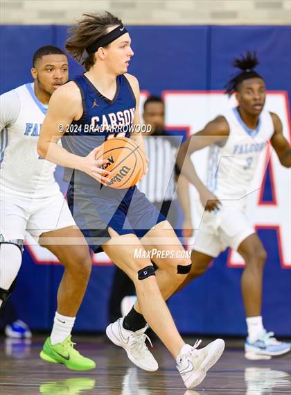 Thumbnail 2 in Carson vs West Rowan (Sam Moir Christmas Tournament) photogallery.