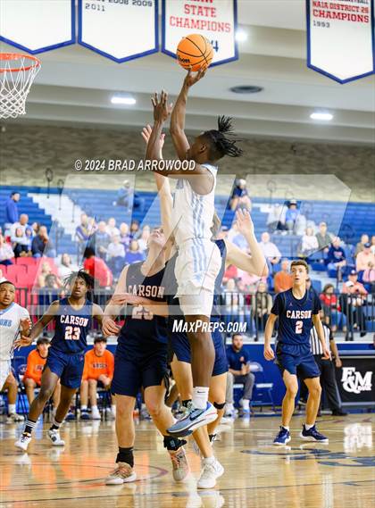 Thumbnail 3 in Carson vs West Rowan (Sam Moir Christmas Tournament) photogallery.