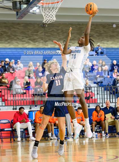 Thumbnail 2 in Carson vs West Rowan (Sam Moir Christmas Tournament) photogallery.