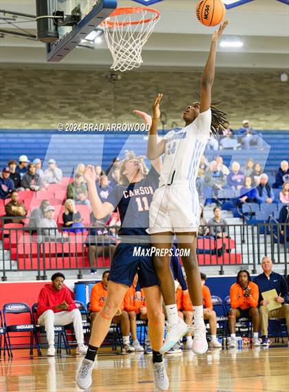 Thumbnail 3 in Carson vs West Rowan (Sam Moir Christmas Tournament) photogallery.