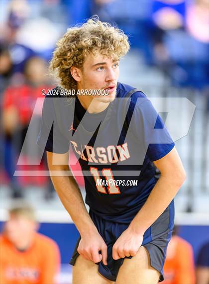 Thumbnail 1 in Carson vs West Rowan (Sam Moir Christmas Tournament) photogallery.