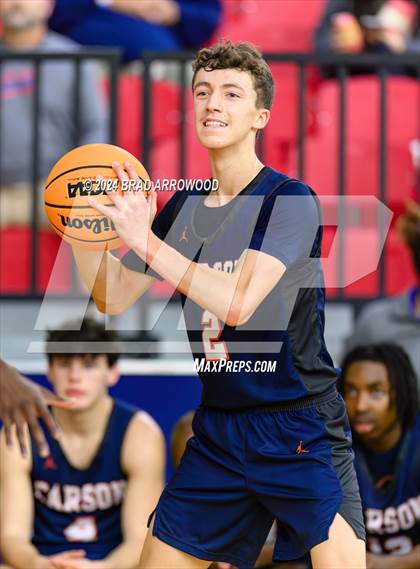Thumbnail 3 in Carson vs West Rowan (Sam Moir Christmas Tournament) photogallery.
