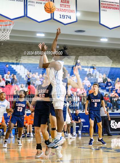 Thumbnail 1 in Carson vs West Rowan (Sam Moir Christmas Tournament) photogallery.