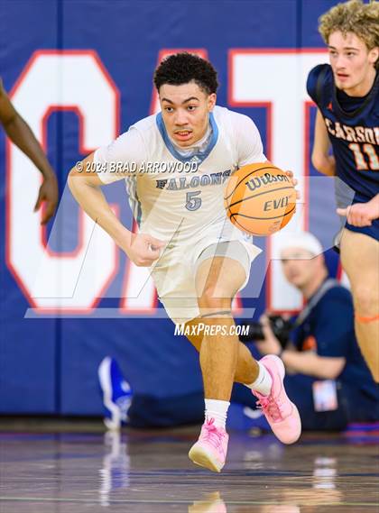 Thumbnail 3 in Carson vs West Rowan (Sam Moir Christmas Tournament) photogallery.