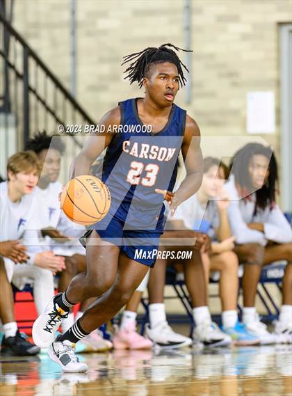 Thumbnail 1 in Carson vs West Rowan (Sam Moir Christmas Tournament) photogallery.