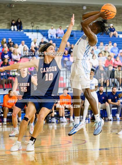Thumbnail 3 in Carson vs West Rowan (Sam Moir Christmas Tournament) photogallery.
