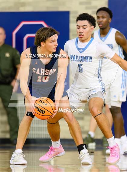 Thumbnail 1 in Carson vs West Rowan (Sam Moir Christmas Tournament) photogallery.