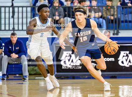 Thumbnail 1 in Carson vs West Rowan (Sam Moir Christmas Tournament) photogallery.