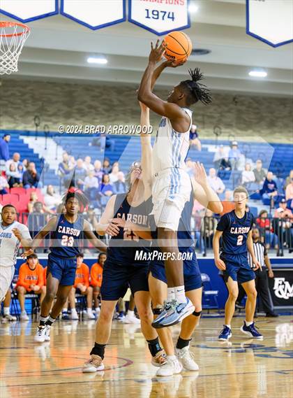Thumbnail 2 in Carson vs West Rowan (Sam Moir Christmas Tournament) photogallery.