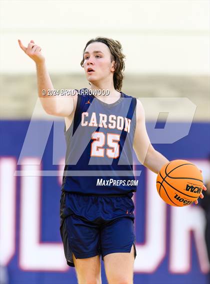 Thumbnail 3 in Carson vs West Rowan (Sam Moir Christmas Tournament) photogallery.