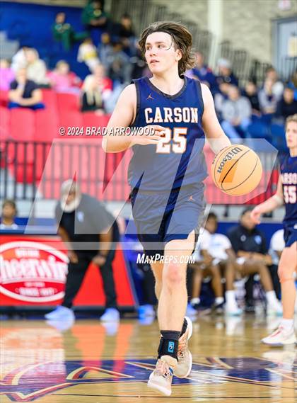 Thumbnail 2 in Carson vs West Rowan (Sam Moir Christmas Tournament) photogallery.