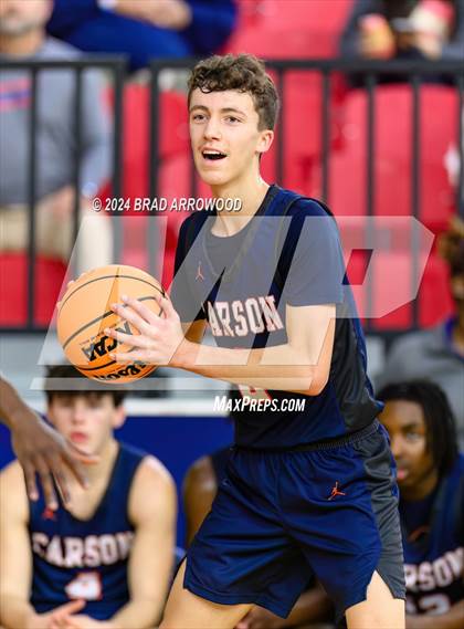 Thumbnail 2 in Carson vs West Rowan (Sam Moir Christmas Tournament) photogallery.