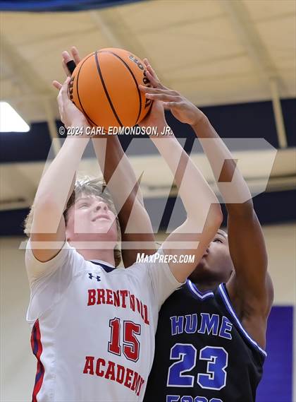 Thumbnail 3 in Hume-Fogg vs. Brentwood Academy photogallery.
