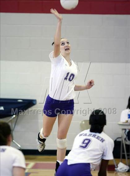 Thumbnail 3 in Warren vs Hastings (Nike Volleyball Classic) photogallery.