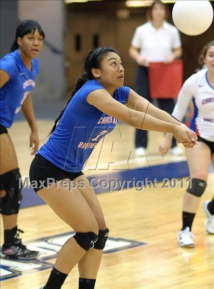 Thumbnail 2 in Vista del Lago vs. Christian Brothers (CIF SJS D3 Final) photogallery.