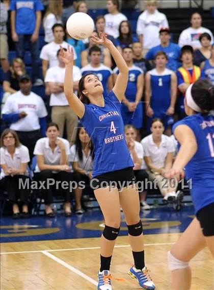 Thumbnail 3 in Vista del Lago vs. Christian Brothers (CIF SJS D3 Final) photogallery.