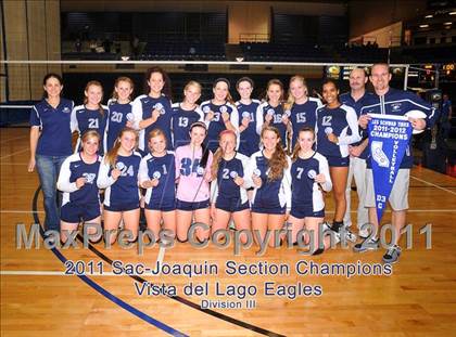 Thumbnail 3 in Vista del Lago vs. Christian Brothers (CIF SJS D3 Final) photogallery.