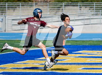 Thumbnail 1 in Mira Mesa vs Rancho Buena Vista (7 on 7) photogallery.