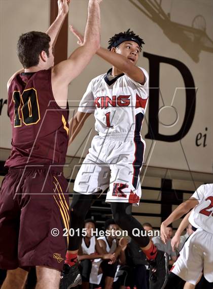 Thumbnail 1 in Simi Valley vs. King (MaxPreps Holiday Classic) photogallery.