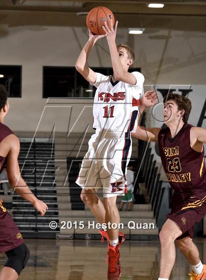 Thumbnail 3 in Simi Valley vs. King (MaxPreps Holiday Classic) photogallery.