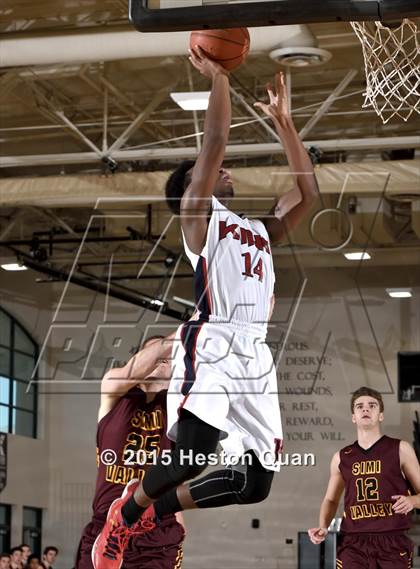 Thumbnail 1 in Simi Valley vs. King (MaxPreps Holiday Classic) photogallery.