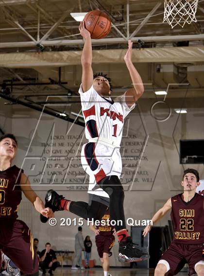 Thumbnail 2 in Simi Valley vs. King (MaxPreps Holiday Classic) photogallery.