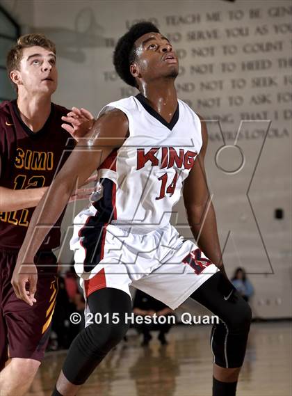 Thumbnail 3 in Simi Valley vs. King (MaxPreps Holiday Classic) photogallery.
