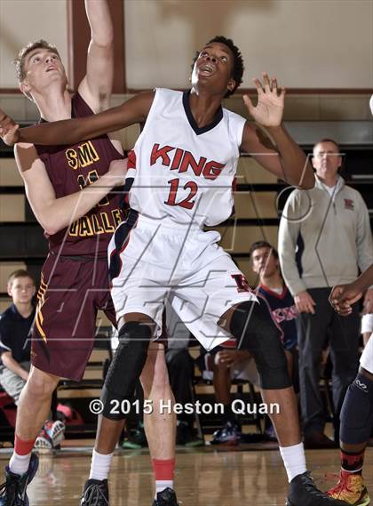 Thumbnail 3 in Simi Valley vs. King (MaxPreps Holiday Classic) photogallery.