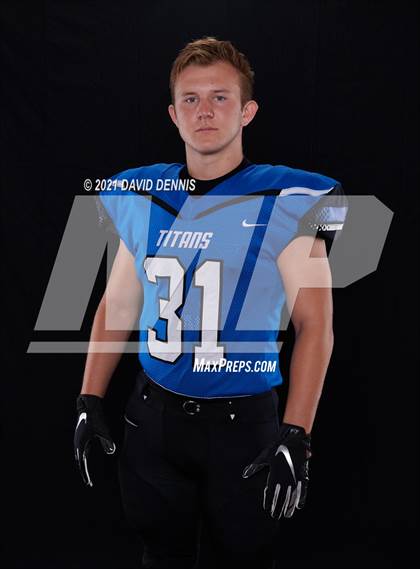 Thumbnail 3 in Frontier Football Seniors photogallery.