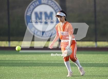 Thumbnail 1 in White @ Poteet (UIL 5A Softball Region II Bi-District) photogallery.