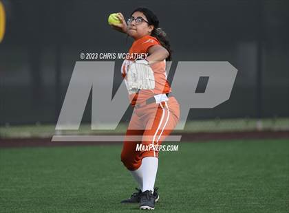 Thumbnail 2 in White @ Poteet (UIL 5A Softball Region II Bi-District) photogallery.