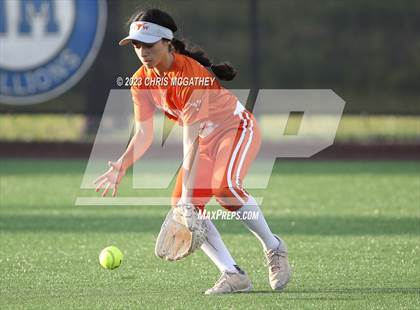 Thumbnail 1 in White @ Poteet (UIL 5A Softball Region II Bi-District) photogallery.