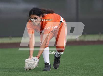 Thumbnail 2 in White @ Poteet (UIL 5A Softball Region II Bi-District) photogallery.