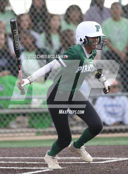 Thumbnail 1 in White @ Poteet (UIL 5A Softball Region II Bi-District) photogallery.