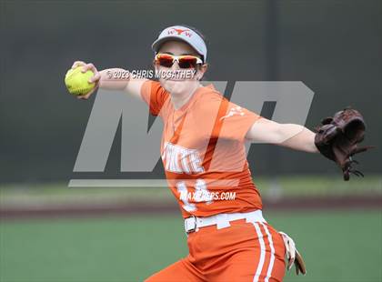 Thumbnail 3 in White @ Poteet (UIL 5A Softball Region II Bi-District) photogallery.