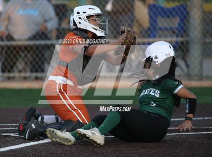 Thumbnail 3 in White @ Poteet (UIL 5A Softball Region II Bi-District) photogallery.