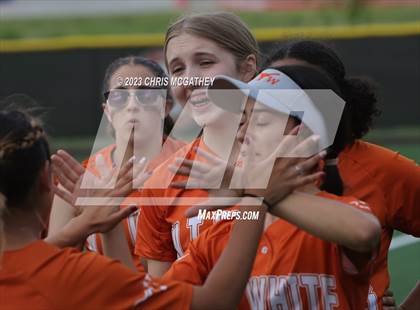 Thumbnail 3 in White @ Poteet (UIL 5A Softball Region II Bi-District) photogallery.