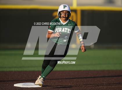 Thumbnail 3 in White @ Poteet (UIL 5A Softball Region II Bi-District) photogallery.