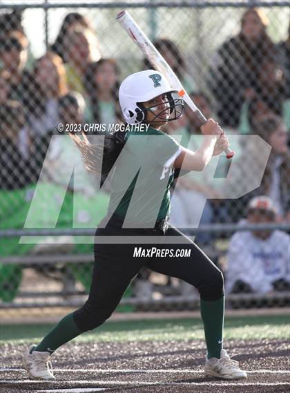 Thumbnail 1 in White @ Poteet (UIL 5A Softball Region II Bi-District) photogallery.