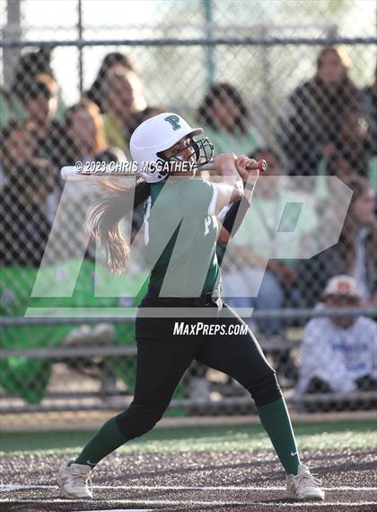 Thumbnail 1 in White @ Poteet (UIL 5A Softball Region II Bi-District) photogallery.