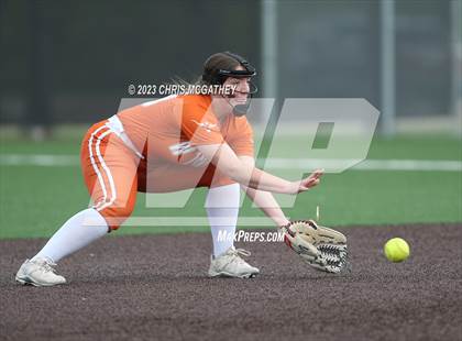 Thumbnail 1 in White @ Poteet (UIL 5A Softball Region II Bi-District) photogallery.