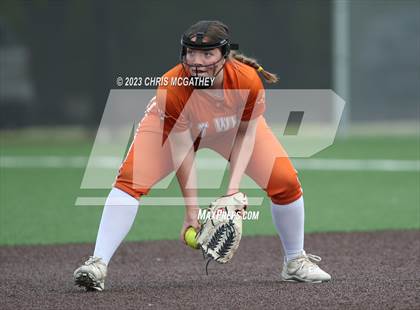 Thumbnail 1 in White @ Poteet (UIL 5A Softball Region II Bi-District) photogallery.