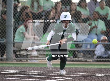 Thumbnail 2 in White @ Poteet (UIL 5A Softball Region II Bi-District) photogallery.