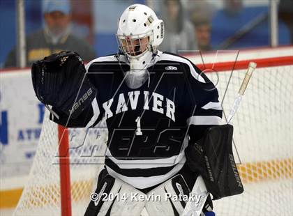 Thumbnail 2 in Xavier vs. St. Joseph (West Haven Christmas D1 3rd Place) photogallery.